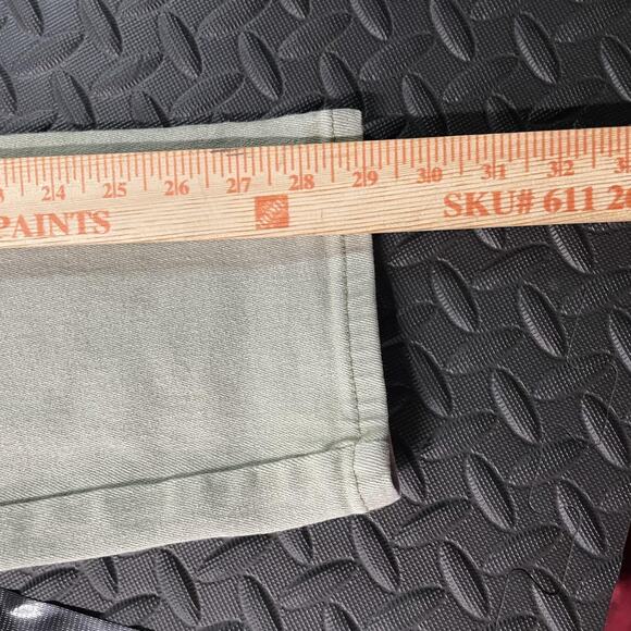 Gloria Vanderbilt Jeans Womens 12 Green Stretch Straight Leg Five Pocket Denim - Picture 6 of 10